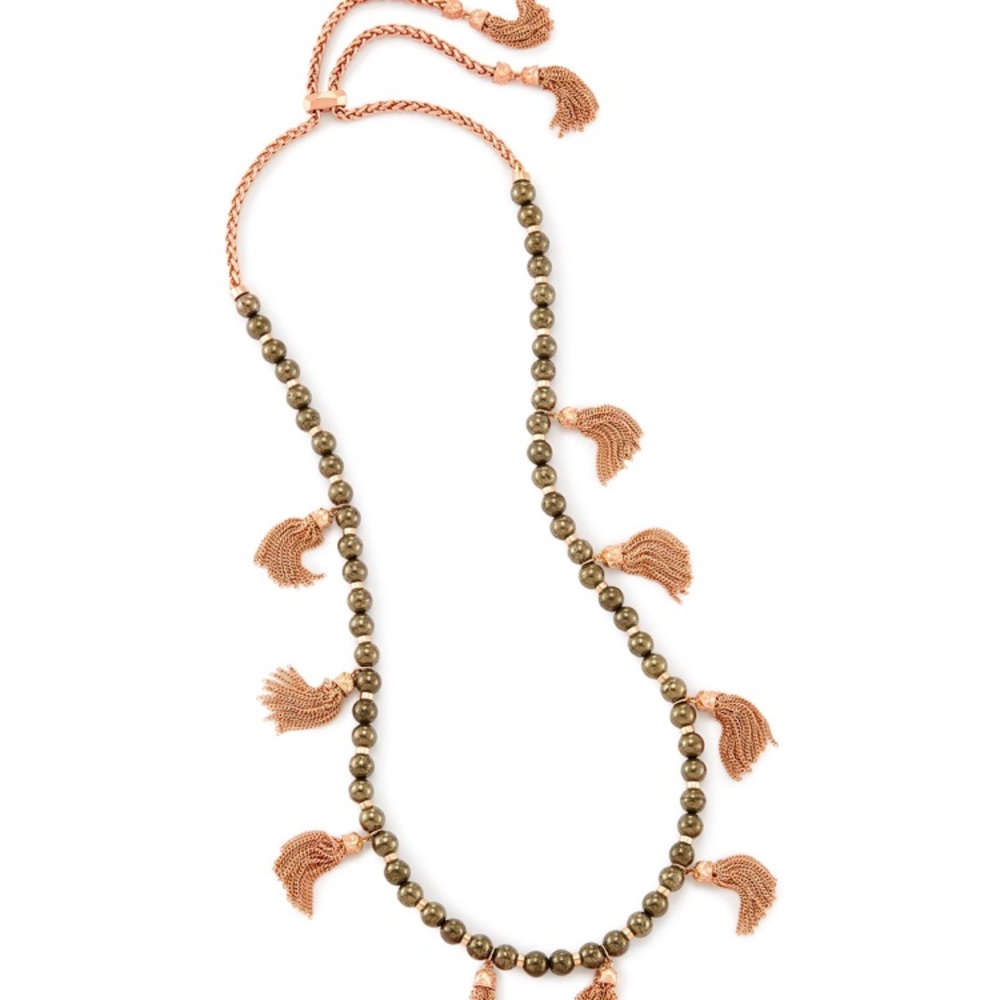 Kendra Scott Vanina Necklace rose gold/brown